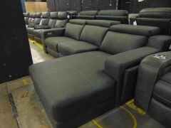 BROOKLYN Fabric Lounge RAF PWR MODULAR - GRA - 2