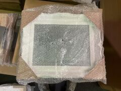 White Square Hanging Mirror 54 x 44cm