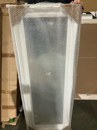 White Square Standing Mirror 135 x 50cm