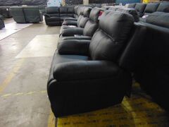 KOKO (ISOFA) Leather single seater recliner *BLACK - 2