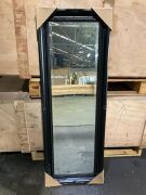 Black Square Standing Mirror 140 x 50cm