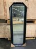 Black Square Standing Mirror 140 x 50cm