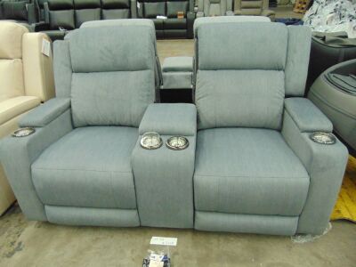 LEMAN Fabric 2 Seater recliner Lounge - LAVA