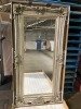 Silver square mirror 188 x 96cm