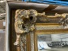 Gold square mirror 188 x 96cm - 2