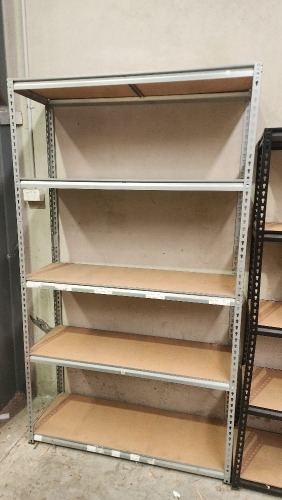 Silver 5-tier Shelf Storage Unit