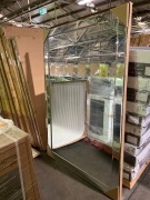 Silver Square Mirror 200 x 140cm