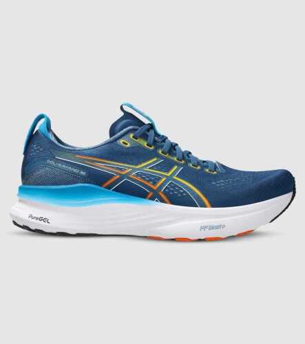 Asics Gel-Kayano 32 Mens (2E WIDE) &mdash; Twilight Blue/Anzu &mdash; US 12