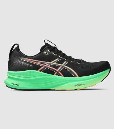 Asics Gel-Kayano 32 Mens &mdash; Black/Vital Green &mdash; US 12
