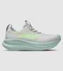 Asics Gel-Nimbus 28 Womens &mdash; Cloud Grey/Illuminate Green &mdash; US 8.5