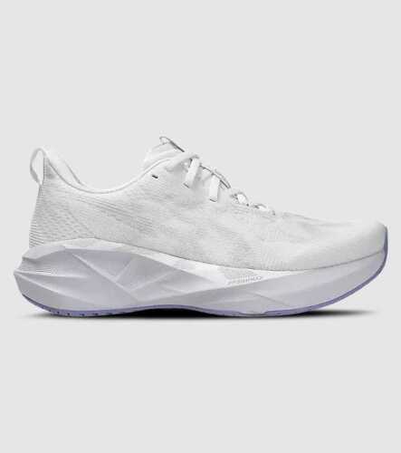 Asics Novablast 5 Womens &mdash; White/Lilac Hint &mdash; US 7