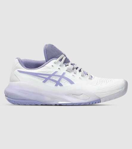 Asics Gel-Resolution X (Hardcourt) Womens &mdash; White/Bluebell &mdash; US 9