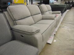 Metropole Powered 2 seater Fabric Recliner. *DKG - 2