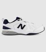New Balance 624 Mens (2E (Wide)) &mdash; White/Navy &mdash; US 10.5