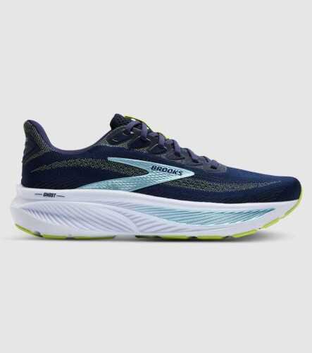 Brooks Ghost 17 &mdash; Peacoat/Lime/Blue &mdash; US 11.5