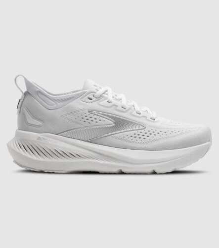 Brooks W Glycerin 23 (Womens) D Wide &mdash; WHITE OYSTER SILVER &mdash; US 7