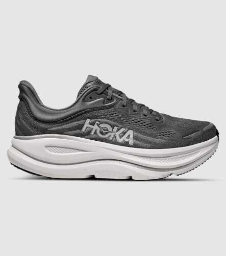 Hoka M Bondi 9 (Mens) &mdash; Asteroid / Silver &mdash; US 9.5D