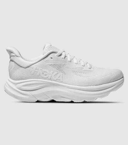 Hoka W Clifton 10 (Womens) &mdash; White / White &mdash; US 9