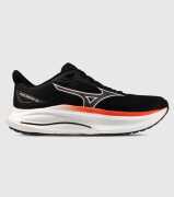 Mizuno Mizuno Men'S Wave Inspire 22 - Wide - Black (Mens) &mdash; Black/Orange &mdash; US 9.5
