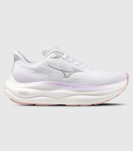 Mizuno Wave Sky 9 Womens &mdash; White/Silver &mdash; US 9.5