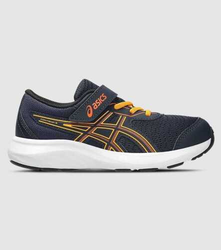Asics Contend 9 PS (Kids) &mdash; Midnight/Anzu &mdash; US 1