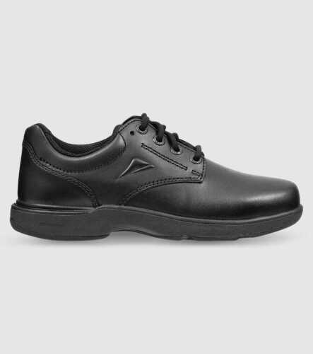 Ascent Ascent Apex Junior Boys School Shoes (Kids) &mdash; Black &mdash; US 4.5