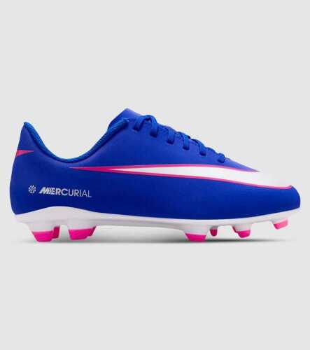 Nike Jr Vapor 16 Club FG / MG (Kids) Football Boots &mdash; Racer Blue/White &mdash; US 6