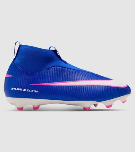 Nike Jr Zoom Superfly 10 Acad Fgmg (Kids) &mdash; Racer Blue/White &mdash; US 5