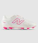New Balance 442 Team V3 Jnr FG (Kids)Football Boots &mdash; Sea Salt Pink Heat &mdash; US 1