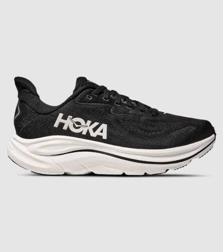 Hoka M Clifton 10 (Mens) &mdash; Black / White &mdash; US 9.5