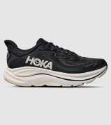 Hoka W Clifton 10 Wide (Womens) &mdash; Black / White &mdash; US 8.5