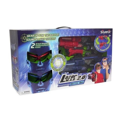 Silverlit Lazer MAD 2.0 Battle Ops Kids/Children Infrared Shooting Game 8y+ (New)