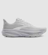 Brooks Ghost 17 (Womens) &mdash; White/White/Grey &mdash; US 9