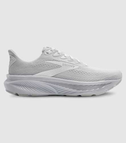 Brooks Ghost 17 (Womens) &mdash; White/White/Grey &mdash; US 8