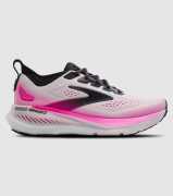 Brooks W Glycerin GTS 23 (Womens) &mdash; White/Phantom/Cyber Pink &mdash; US 9