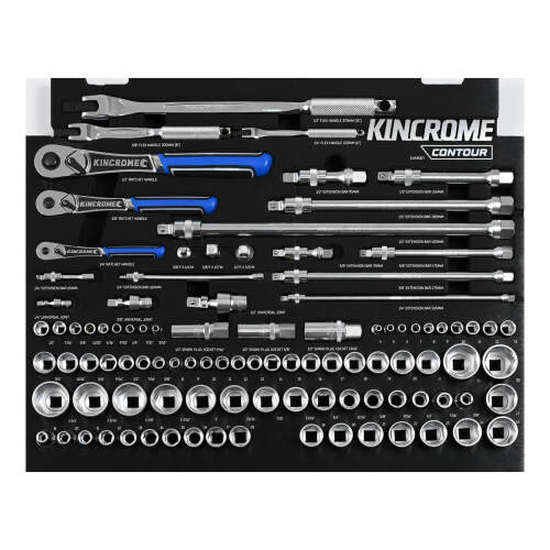 Kincrome - Contour&reg; 100 Piece Lok-on&trade; Sockets & Accessories Tray | EVA900T