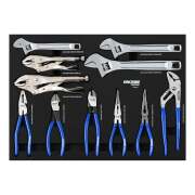 Kincrome EVA927T CONTOUR&reg; 11 Piece Pliers & Wrenches EVA Tray Set EVA927T