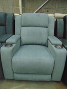 GAUCHO Fabric single seater Electric RECLINER Lounge