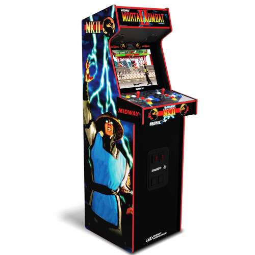 Arcade1Up Mortal Kombat II: 14-in-1 Deluxe Arcade Machine with Light-Up Marquee (New)
