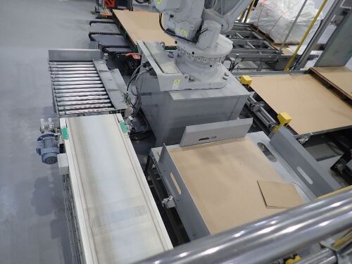 2022 ABB Robotoc palletising and Sysypex Pallet wrapping system