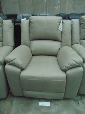 GAUCHO Fabric Single Seater Electric Recliner - MIST