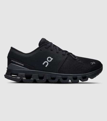 On Cloud X 4 / Eclipse (Womens) &mdash; Black / Eclipse &mdash; US 7.5