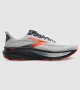 Brooks Ghost 17 / Oyster Mushroom / Orang / Ebony (Mens, 4E (X-Wide)) &mdash; Oyster Mushroom/Orange/Ebony &mdash; US 9.5