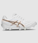 Asics Lethal Flash IT 3 Womens Football Boots &mdash; White/Rose Gold &mdash; US 9.5