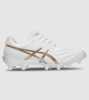 Asics Lethal Flash IT 3 Womens Football Boots &mdash; White/Rose Gold &mdash; US 8