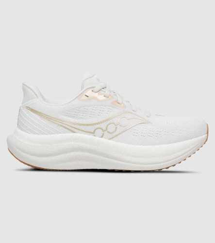 Saucony W Triumph 23 (Womens) &mdash; White / Arctic &mdash; US 8.5