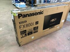 DNL Panasonic 65" Television, Model: FX800 Series, Serial No: MV8330188 - 2