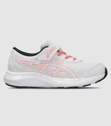 Asics Contend 9 PS (Kids) &mdash; White/Pearl Pink &mdash; US 1
