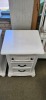 2x Egyptian King Single bed heads and 2x 3 Drawer Bedside - RRP $1999 - Ex-Display - 4