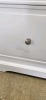 5-Drawer White Tallboy - RRP $799 - Ex-Display - 2
